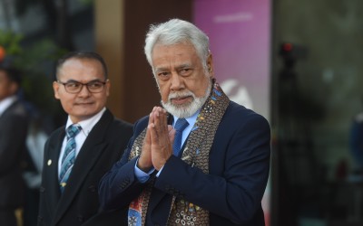 The Arrival of PM of Timor Leste Xanana Gusmao