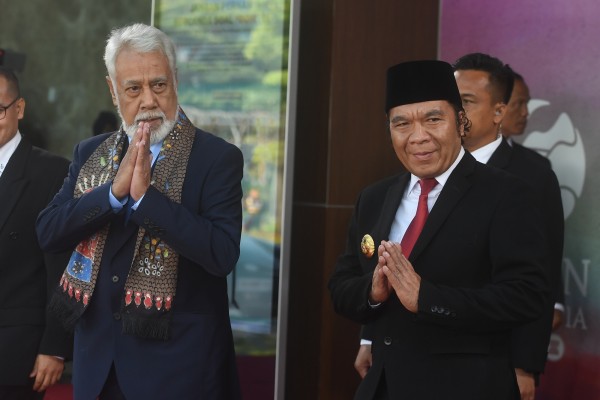 The Arrival of PM of Timor Leste Xanana Gusmao